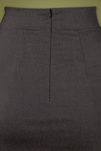 Vintage Chic for Topvintage - 50s Eleonora Pencil Skirt in Grey 2