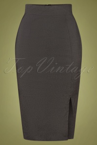 Collectif ♥ Topvintage - Adeline Valley geruite pencil jurk in multi