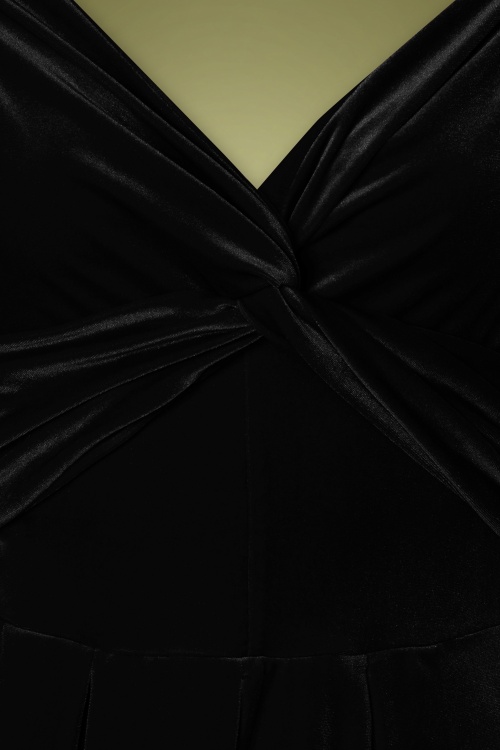 Vintage Chic 35340 Swingdress Velvet Cross 09282020 007W
