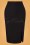 Falda tubo Cora de los años 50 en negro