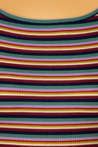 King Louie - 70s Milou Daydream Stripe Top in Beet Red 4