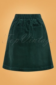Seasalt - 60s May's Rocket Skirt in Thicket Green 2