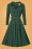 Miss Candyfloss - TopVintage exclusive ~ 50s Penny-Lee Swing Dress in Emerald 2