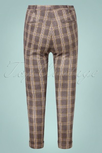 Louche - 60s Jaylo Clan Check Trousers in Grey 2