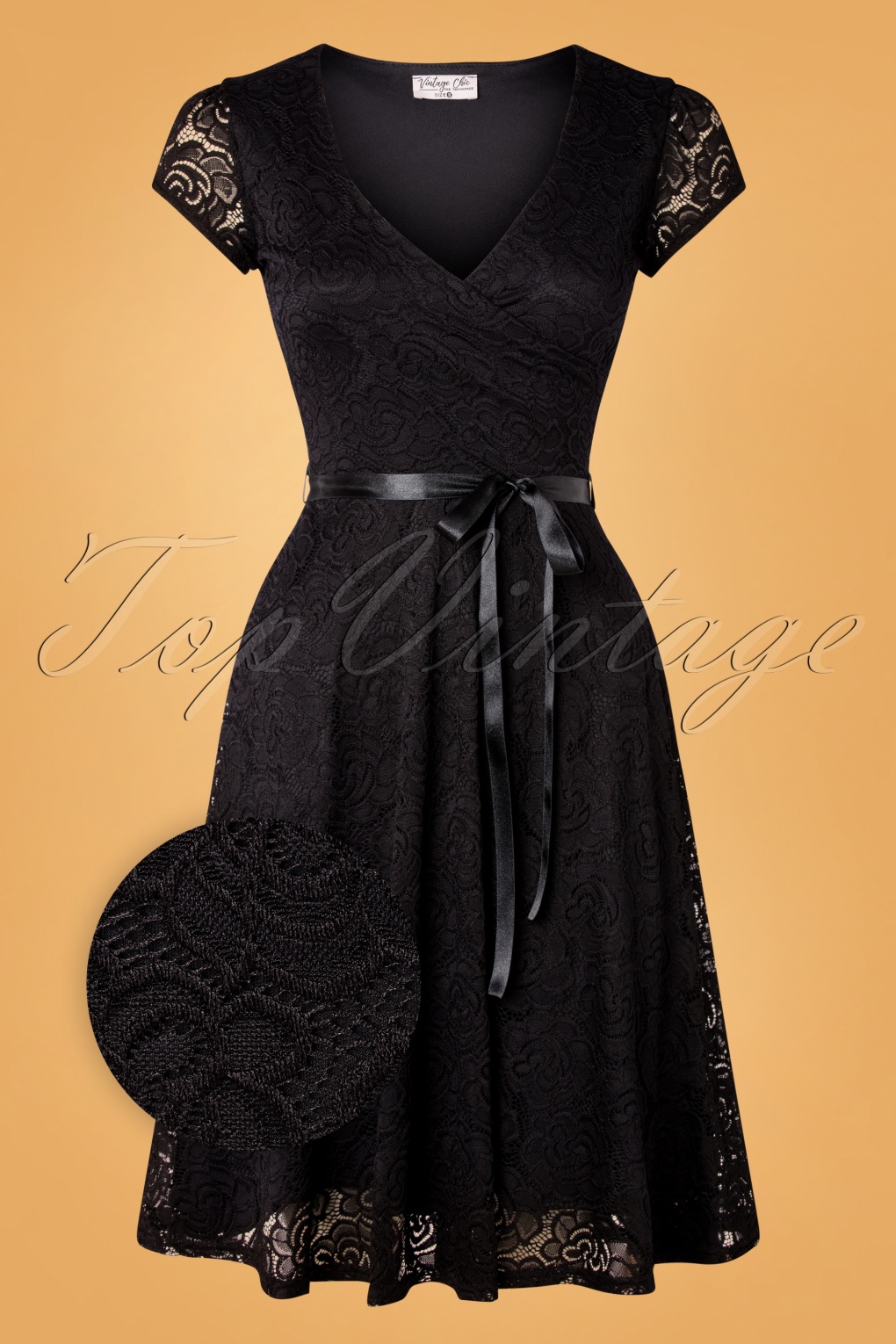 little black swing dress