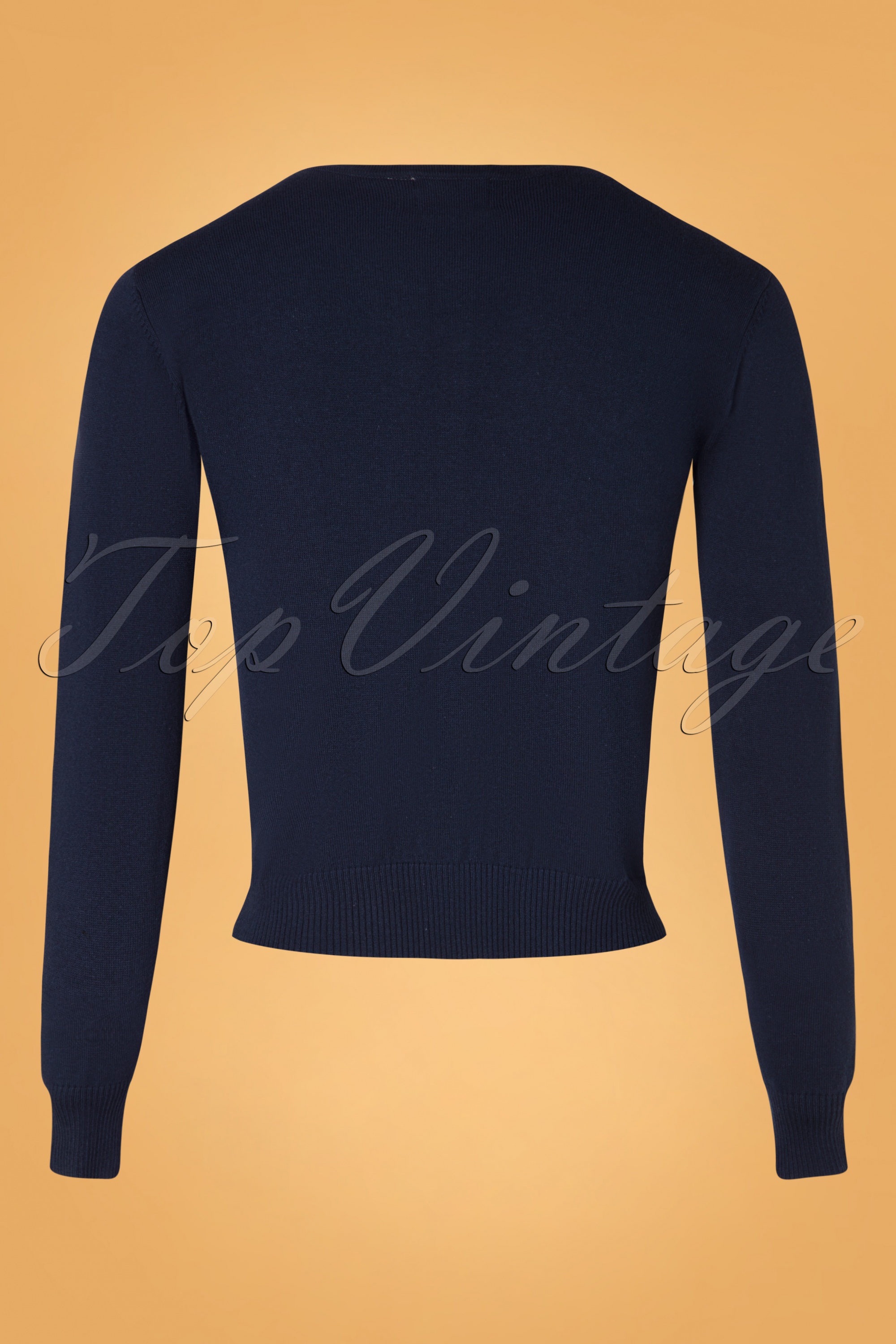 Banned Retro - Christmas town in marineblauw 2