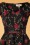 Timeless - 50s Stacey Roses Swing Dress in Black 3
