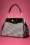 Banned Alternative - 50s Gene Handbag in Black and White 3