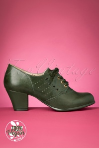 B.A.I.T. - 40s Rosie Oxford Shoe Bootie in Green 2