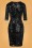 Vintage Chic 35338 Saskia Sequin Pencil Dress Black Velvet 20201014 007W
