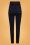 Collectif Clothing - Lulu Skinny Jeans Années 50 en Bleu Marine 3