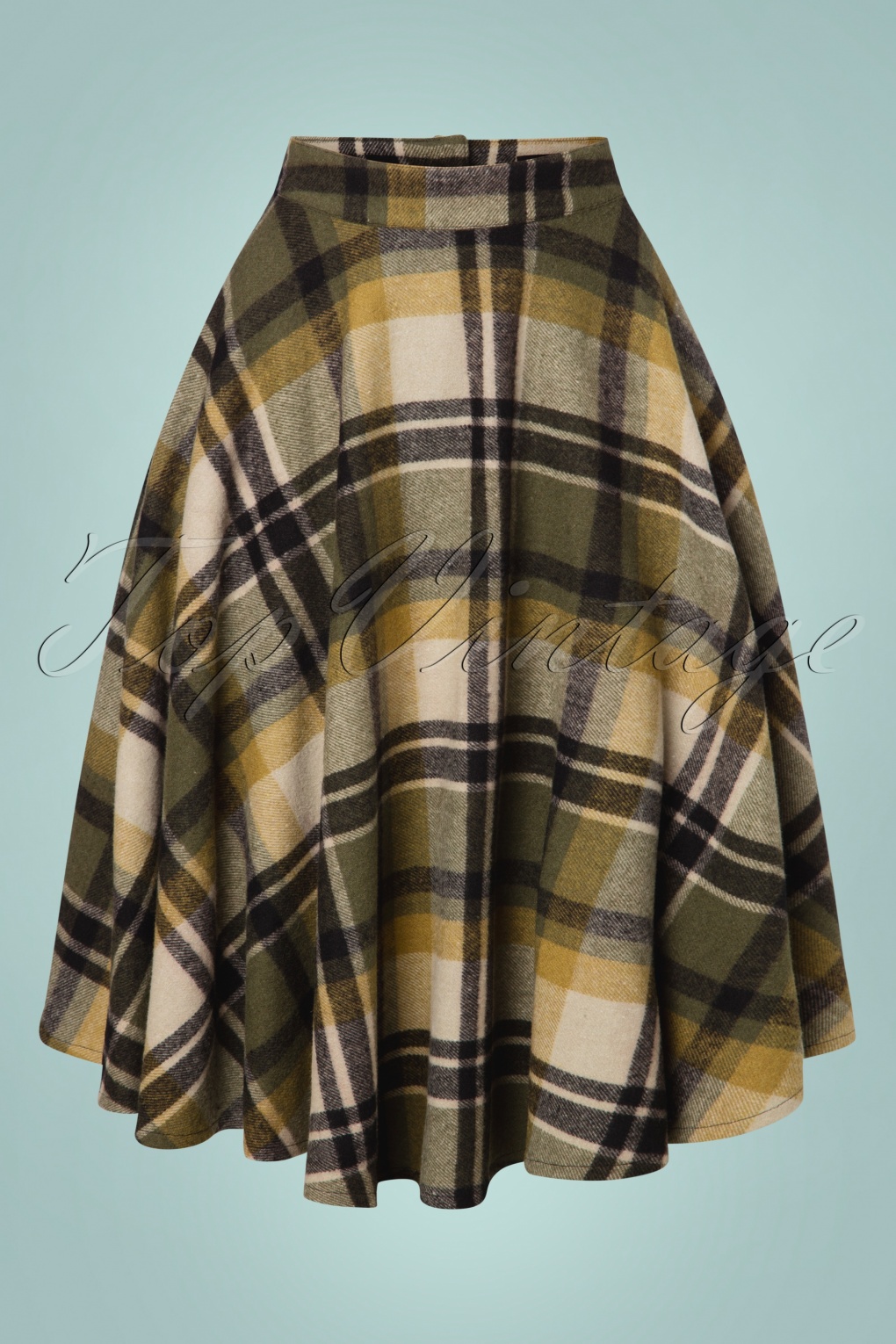 plaid wool skirt 4xl