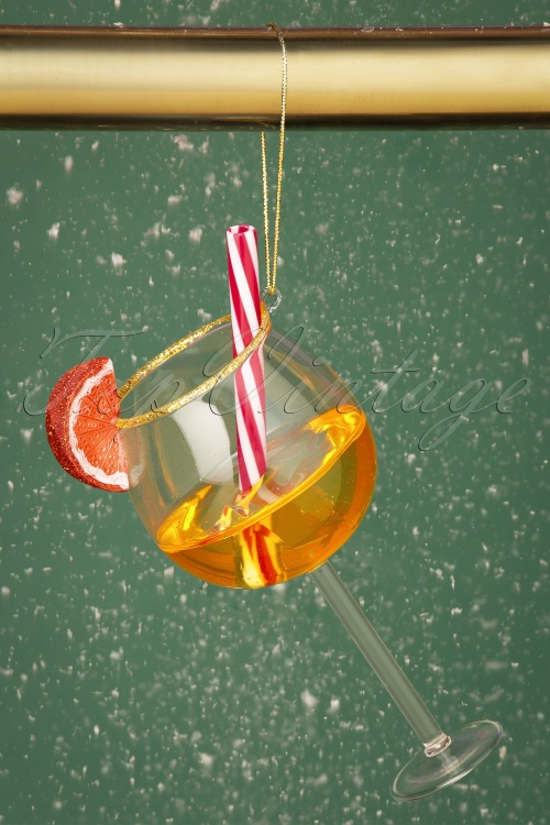 Sass & Belle - Aperol Spritz glazen kerstbal