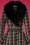 Vixen - Kara geruite jas in zwart en bruin 4