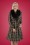 Vixen - Kara geruite jas in zwart en bruin 3