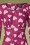 Hearts & Roses - 50s Maya Hearts Wiggle Dress in Raspberry Pink 3