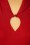 Vixen - Rosy Cheeks Keyhole Top Années 50 en Rouge Vif 2