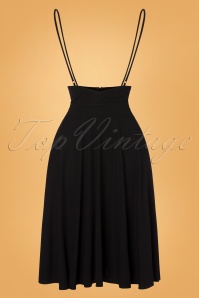 Vixen - 40s Briony Swing Skirt in Black