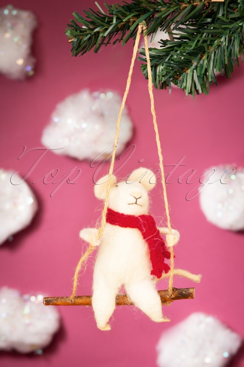 Sass & Belle - Swinging Mouse Hanging Decoration