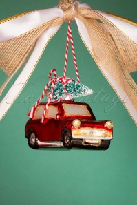 Sass & Belle - Red Car kerstbal