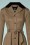 Collectif Clothing - 40s Nala Herringbone Coat in Cedar 2