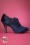 Ruby Shoo - Octavia Velvet Shoe Booties Années 50 en Bleu Saphir 3