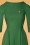Unique Vintage - 50s Nicola Swing Dress in Emerald Green 4