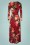 Vintage Chic 36493 Maribelle Floral Cross Over Maxi Dress Red 20201104 009W