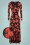 Vintage Chic 36494 Maribelle Floral Cross Over Maxi Dress Black 20201104 006W1