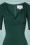 Collectif ♥ Topvintage - Trixie Pencil Dress Années 50 en Vert Canard 3