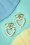 Vixen - Pearl Heart Earrings Années 50 en Doré 3