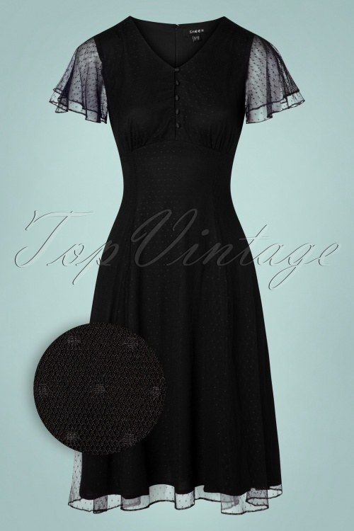 Timeless 34924 Swingdress Mariah Black Transparent 20200615 002Z