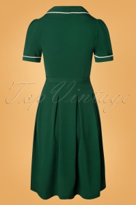 Rock N Romance - Kitty blouse-jurk in groen 4