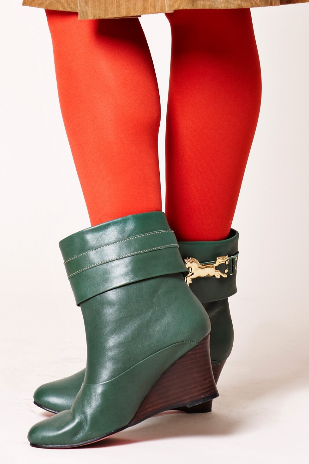 olive high boots