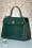 Charlie Stone - 50s Versailles Handbag in Emerald 5