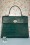 50s Versailles Handbag in Emerald