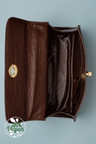 Charlie Stone - 50s Versailles Handbag in Espresso 3
