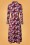 4FunkyFlavours - 70s Do it Now Maxi Dress in Purple 5