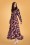 4FunkyFlavours - 70s Do it Now Maxi Dress in Purple 2