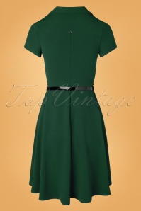 Vintage Chic for Topvintage - Gianna Swing Dress Années 50 en Vert Sapin 4