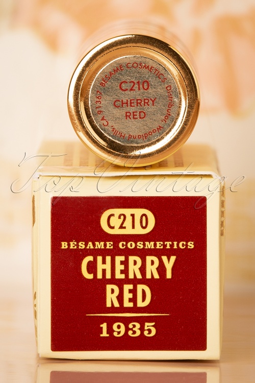 Cherry Red Lipstick - 1935 – Besame Cosmetics