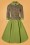 Miss Candyfloss - 50s Kathy Lee Wool Swing Dress in Kelly Green 3