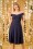 Vintage Chic for Topvintage - 50s Merle Glitter Swing Dress in Navy