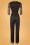 Vintage Chic 36311 Jumpsuit Black Lice Bow 11042020 011W