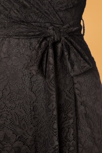 Vintage Chic for Topvintage - 50s Bente Lace Jumpsuit in Black 3