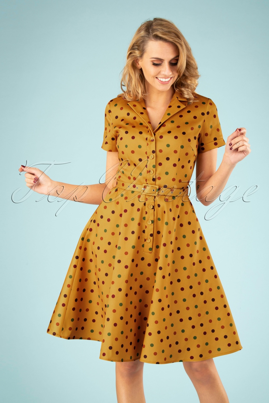 polkadot kleid