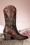 La Pintura 37291 Necka Cognac Teal Bronze Boots 201203 016W
