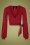 Collectif Clothing - 50s Adely Wrap Cardigan in Red 2