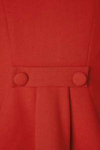 Collectif Clothing - Brooke Jacket Années 50 en Rouge 3