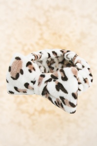 The Vintage Cosmetic Company - Peggy Make-Up Headband in Leopard 2